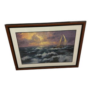 Thomas Kinkade " Perseverance" a/P Hand Signed 505/570 Lithograph 34x45