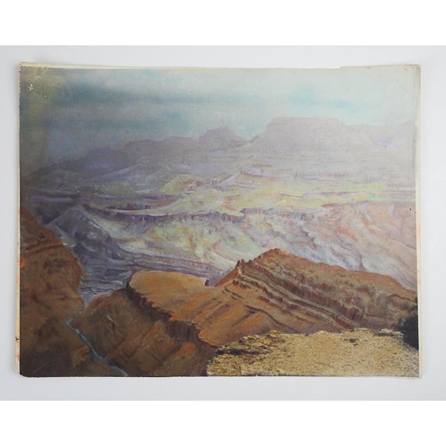 Handcolored Photograph of the Grand Canyon For Sale In Seattle - Image 6 of 7