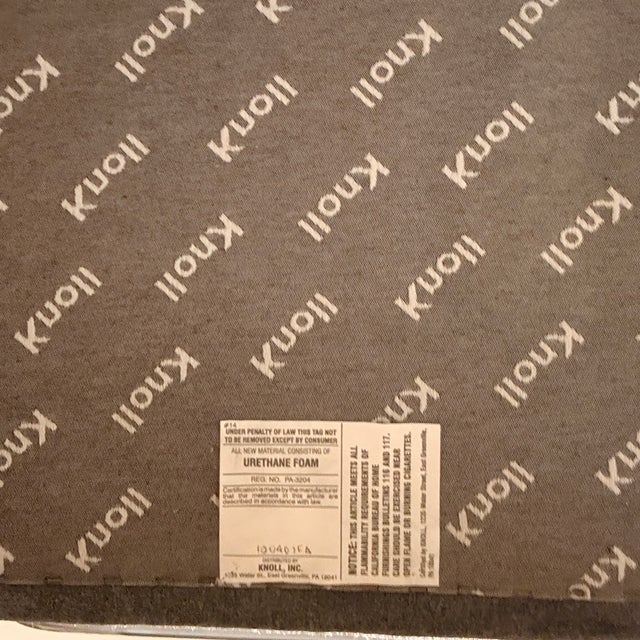 Gray 8 Knoll Brno Tubular Chairs With Rogers & Goffigon Upholstery For Sale - Image 8 of 12