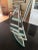 Beautiful lucite sailboat / catamaran sculpture by Wintrade of Beverly Hills, circa 2000s. This boat has two fixed hulls...