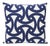 Schumacher Indoor/Outdoor Double-Sided Pillow in Santorini Print For Sale
