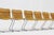 1970s Vintage Chrome and Leather Dining Room Chairs, 1970s, Set of 6 For Sale - Image 5 of 9
