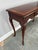Queen Anne Vintage Hickory Chair James River Collection Mahogany Queen Anne Style Console Table For Sale - Image 3 of 18