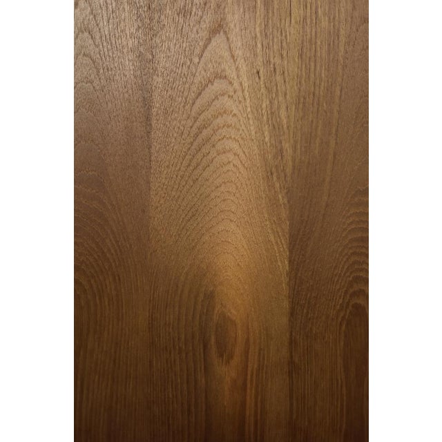 Mid-Century Modern Mid-Century Danish Modern High Teak Highboy Chest of Drawers with Brass Handles, 1960s For Sale - Image 3 of 16