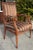 19th Century Antique 19c Louis XVI Carved Walnut Arm Chair For Sale - Image 5 of 7