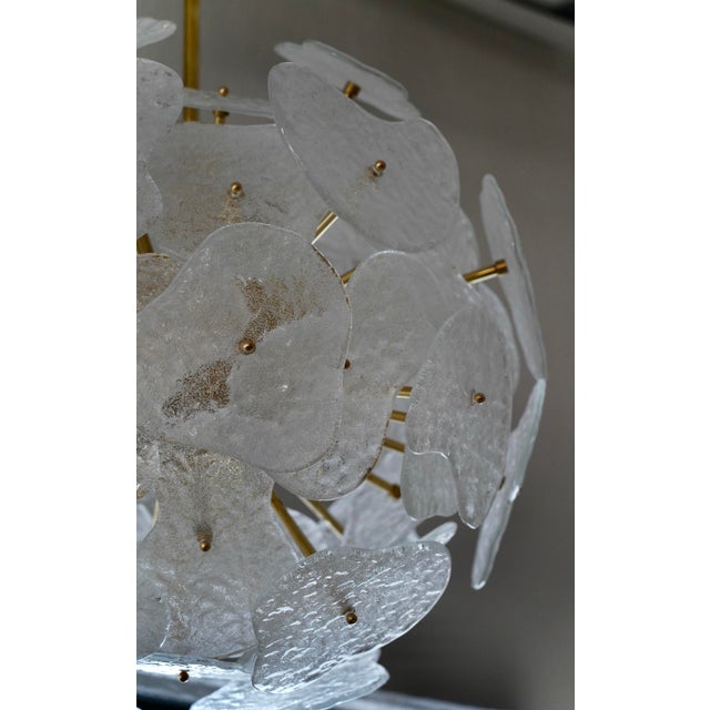 Clear Murano Glass Sputnik Pendant, 2000 For Sale - Image 4 of 10