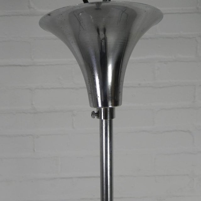 Art Deco Pendant Lamp with Cloudy Glass Bowl, 1930s For Sale - Image 15 of 18