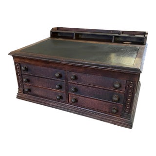 Late 19th Century Antique Clark’s Spool Cabinet For Sale