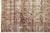 Gold Antique Kerman Rug With Distressed Gold & Mulberry Floral Motif For Sale - Image 8 of 8