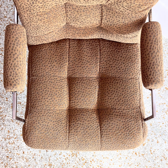 Thin Line Dining or Occasional Chair Attributed to Milo Baughman for Thayer Coggin For Sale - Image 9 of 13
