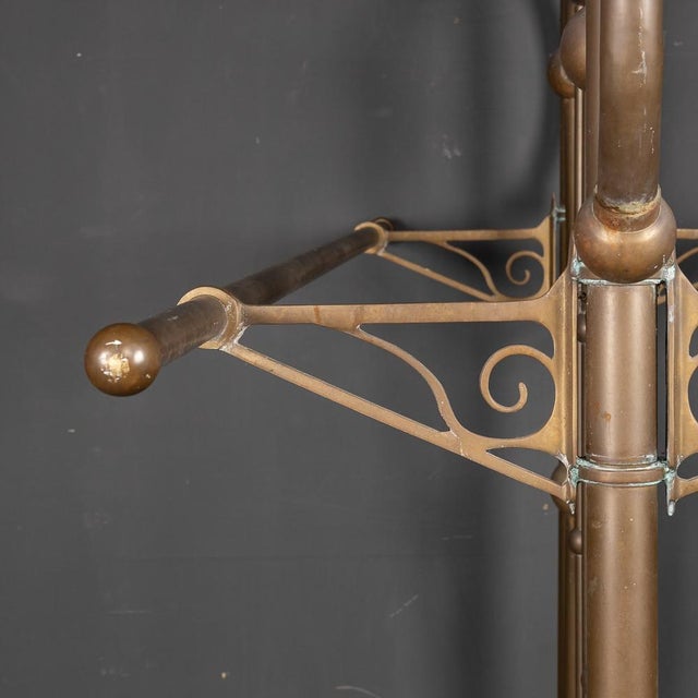 19th Century Victorian Brass Coat Stands, 1890s, Set of 2 For Sale - Image 15 of 18