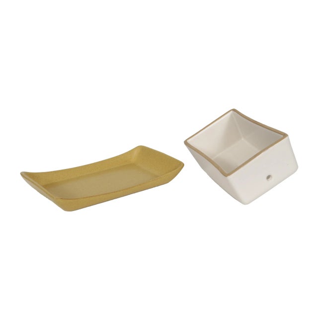 English Butter Dish by Denby Pottery Chairish