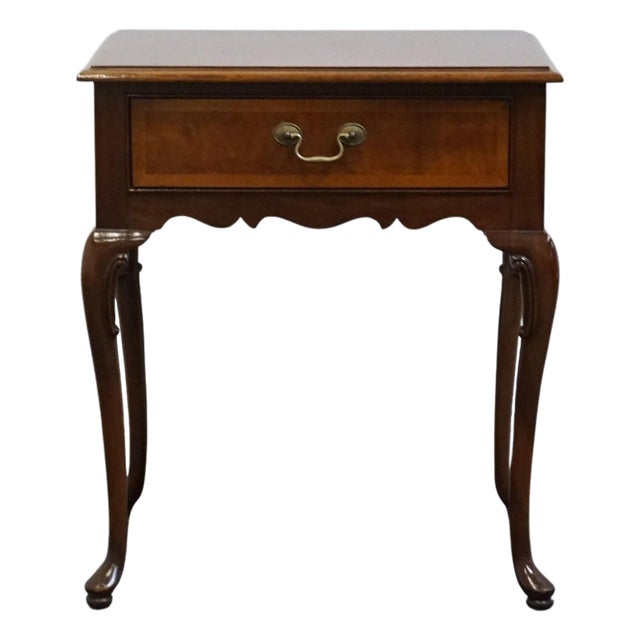 Hickory Chair Co. American Masterpiece Collection Solid Mahogany Traditional Style 22" Accent End Table / Nightstand For Sale
