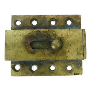 Antique 1900s Heavy Brass Door Lock
