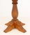 American Circular Pine Wood Pedestal Table For Sale - Image 4 of 8
