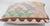 Tribal Arteverk Handwoven Afghan Kilim Pillow — Pink & Green Diamond Lattice For Sale - Image 3 of 3