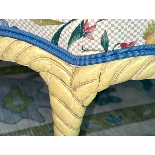 Italian Carved Rope and Tassel Vintage Chair For Sale In New York - Image 6 of 10