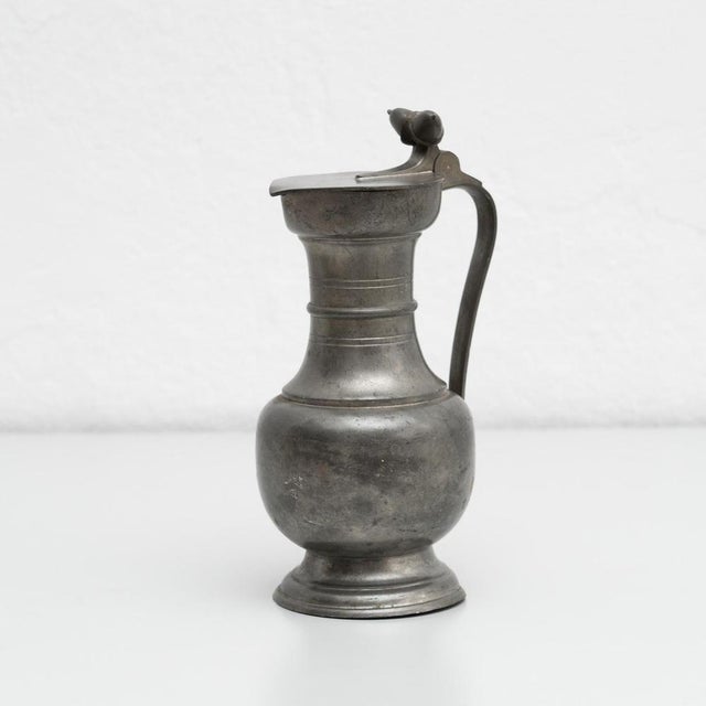 Vintage Traditional Metal Lidded Jug, 1970s For Sale - Image 4 of 18
