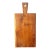 Vintage Acacia Wood Cutting Board or Serving Board With Handle For Sale