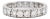 Vintage Eternity Wedding Band All Diamonds 2 Carats H/VS, Size 5.25 For Sale