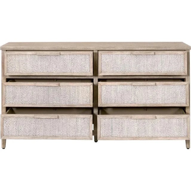 Malay 6-Drawer Double Dresser - Heirloom Quality by Essentials for Living For Sale - Image 4 of 11