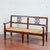 Beige 18th Century Style Bench with Raffia and Straw Seat For Sale - Image 8 of 15