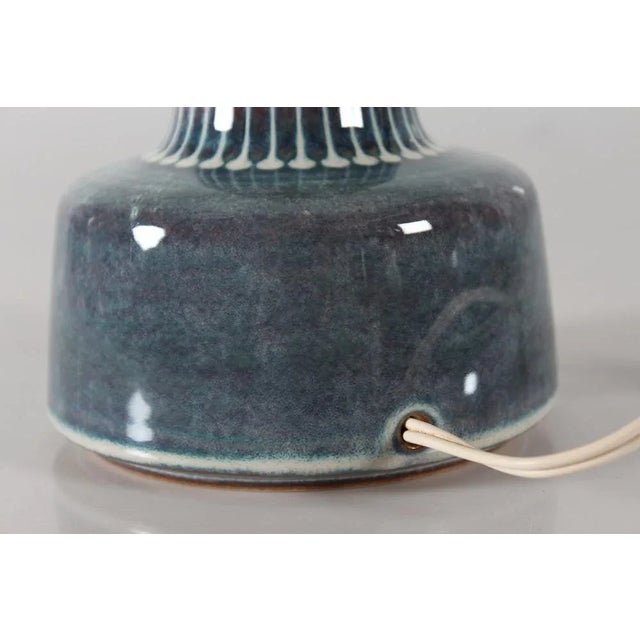 1960s Danish Ceramic Table Lamp by Einar Johansen for Søholm, 1960s For Sale - Image 5 of 10