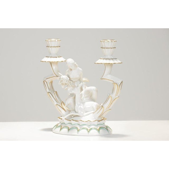 Chandelier in Porcelain by Karl Tutter, Germany, 1925 For Sale - Image 15 of 15