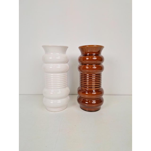 Ceramic 720/30 Ceramic Vase from Alfred Klein, West Germany, 1970s, Set of 2 For Sale - Image 7 of 7