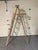 Early 20th Century Werner's Farmhouse Chic, Rustic Plant Stand Display Ladder, 6' For Sale - Image 4 of 4