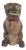 English Majolica Bulldog Pitcher For Sale