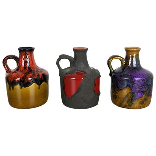 Ceramic Vases from Marei, Germany, 1970s, Set of 3 For Sale