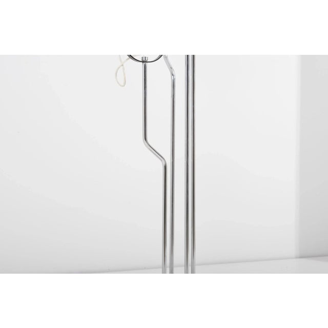 4-Head Chrome and Black Floor Lamp from Reggiani, Italy, 1970s For Sale - Image 13 of 17
