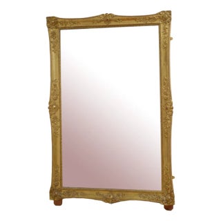 Large 19th Century Mirror, 1850s For Sale