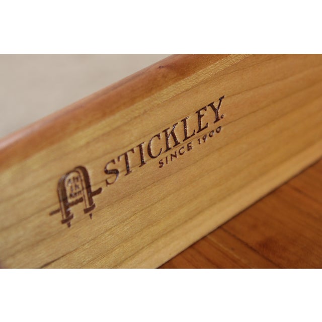 Pair of Stickley Metropolitan Cherry 1 Drawer Nightstands For Sale - Image 14 of 15