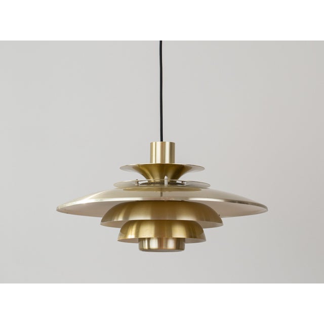Vintage Danish Verona Hanging Lamp by Kurt Wiborg for Jeka, 1980s For Sale - Image 12 of 12
