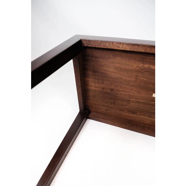 Side Table in Mahogany by Severin Hansen for Haslev Furniture, 1960s For Sale - Image 9 of 11