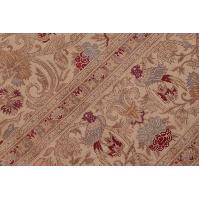 1990s Boho Chic 1900's Pak-Persian Beige/Red Wool Rug - 8'1'' X 10'0'' For Sale - Image 5 of 9