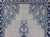 Textile Vintage Turkish Oushak Rug Featuring Deep Indigo and Ivory Geometric Medallion For Sale - Image 7 of 12