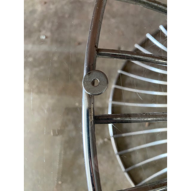 Knoll Vintage 1980s Warren Platner-Style Coffee Table With Glass Top For Sale - Image 4 of 4