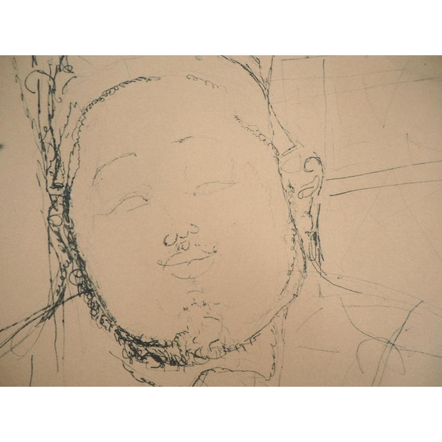 Modern After Amedeo Modigliani, Portrait of Diego Riviera, 1959, Lithograph For Sale - Image 3 of 6