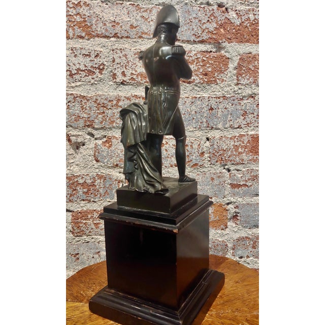 19th Century Napoleon Bonaparte in Uniform -19th Century Bronze Sculpture For Sale - Image 5 of 8