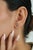 These stud earrings feature 0.33 carats of natural blue sapphires, 14K white gold. Each sapphire measuring 4 x 2.8 and...