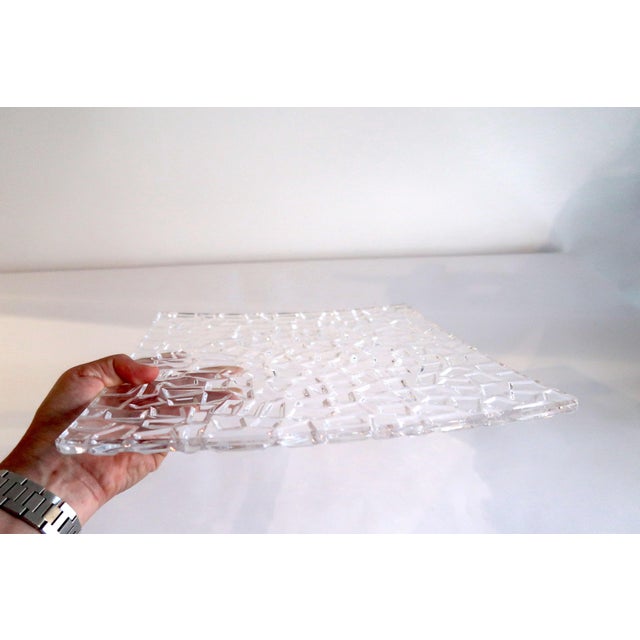 Vintage Sierra Square Platter from Tiffany & Co For Sale - Image 3 of 6