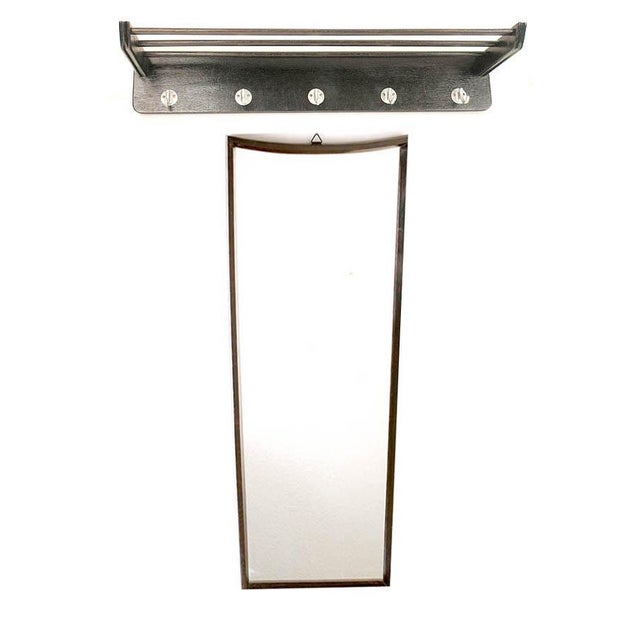 Vintage Coat Rack and Mirror, 1960s, Set of 2 For Sale - Image 9 of 9
