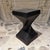 1970s Sculptural French Club Stool Modern Twist Solid Mahogany Block For Sale - Image 11 of 12