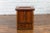 Brown Early 20th Century Chinese Elmwood Bedside Cabinet with Scalloped Apron For Sale - Image 8 of 13