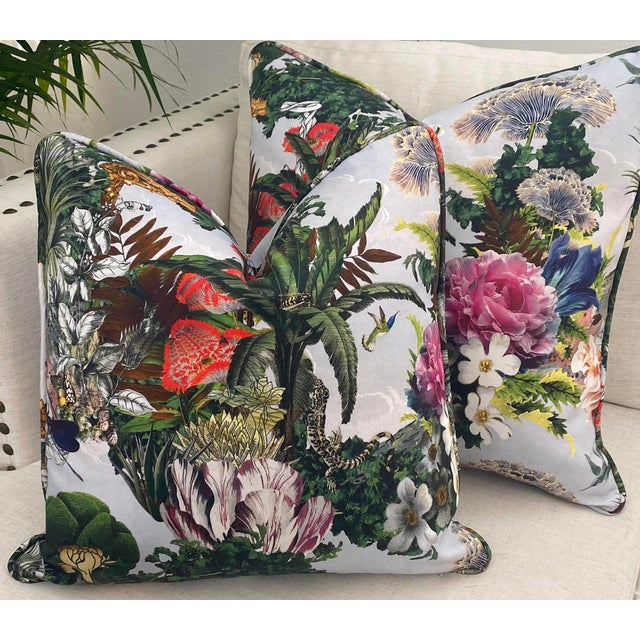 Custom Christian Lacroix Jardin Des Reves Pillows - a Pair For Sale - Image 6 of 7