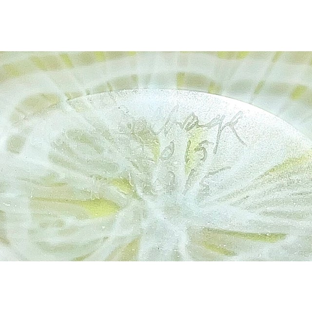 Clare Belfrage Hand Blown Vase For Sale - Image 4 of 4