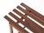 Mid-Century Modern Bench in Teak Wood and Brass, Italy, 1960s For Sale - Image 6 of 11